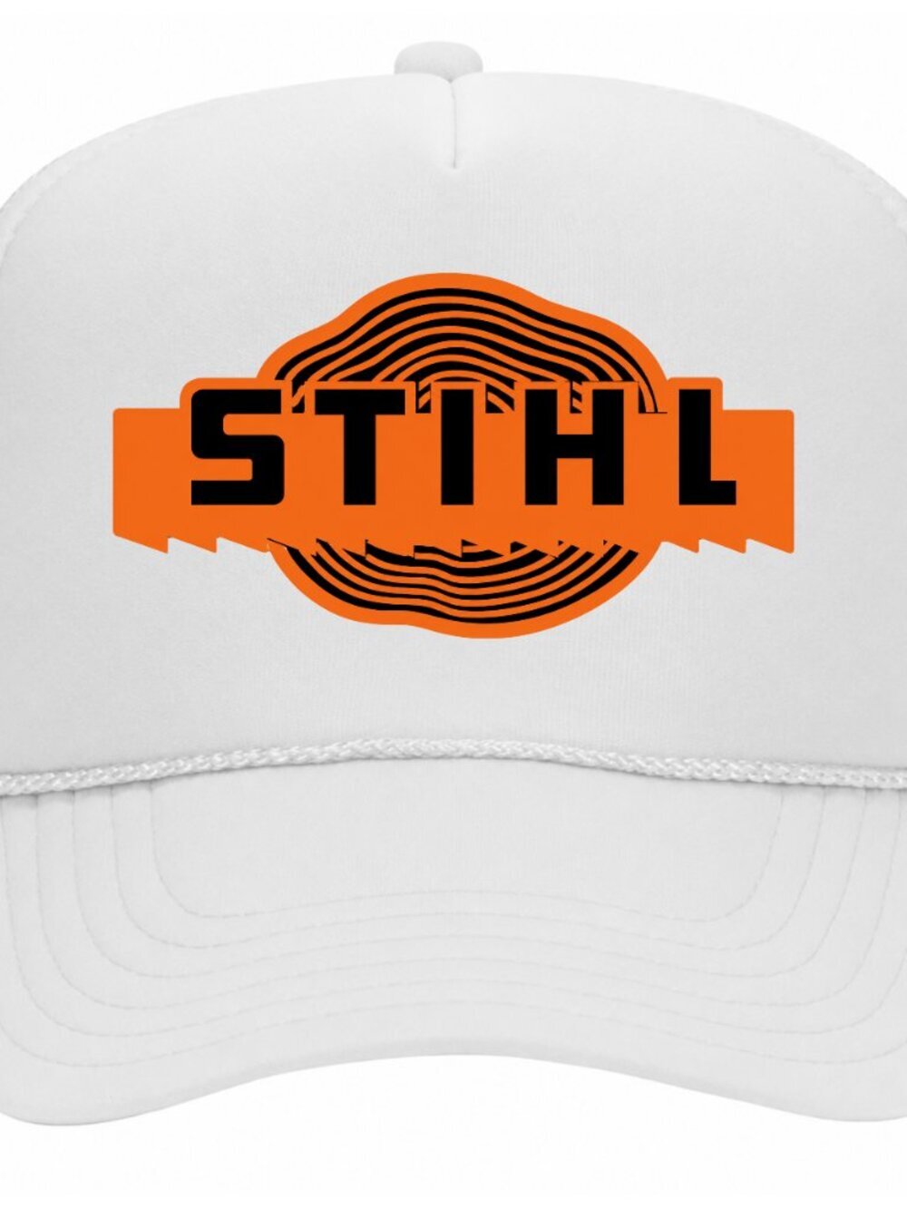Stihl Chainsaws Foam Trucker Mesh Snapback Cap Hat Printed Graphic